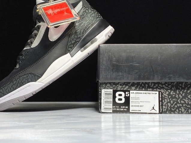 Kick Theory 3 CK4348-007 Air Grey Jordan Cement Tinker Black 0809